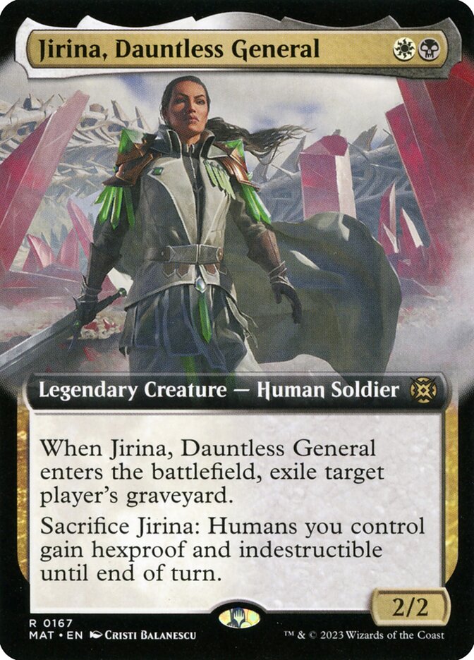 Jirina, Dauntless General 167/50 (March of the Machine: The Aftermath)  - Extended Art | Good Games Adelaide SA