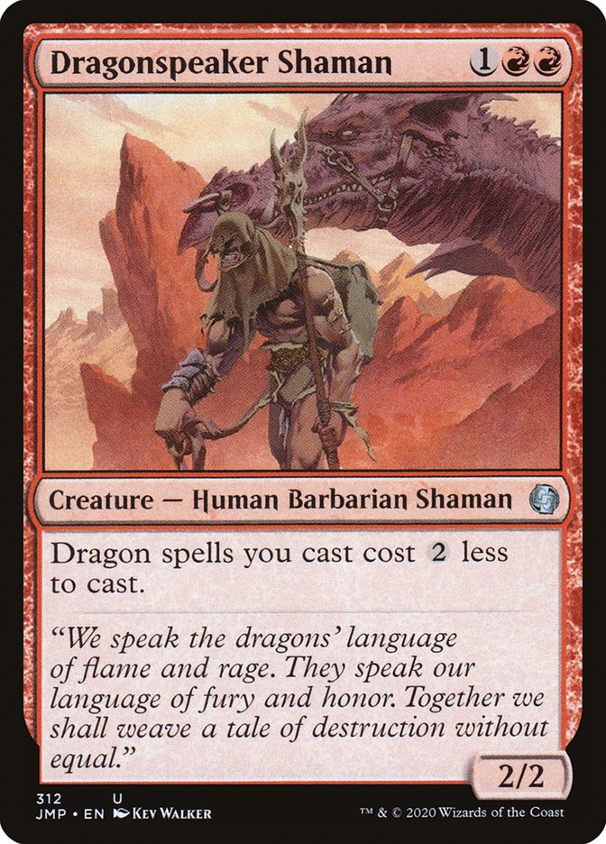 Dragonspeaker Shaman 312 (Jumpstart)  | Good Games Adelaide SA
