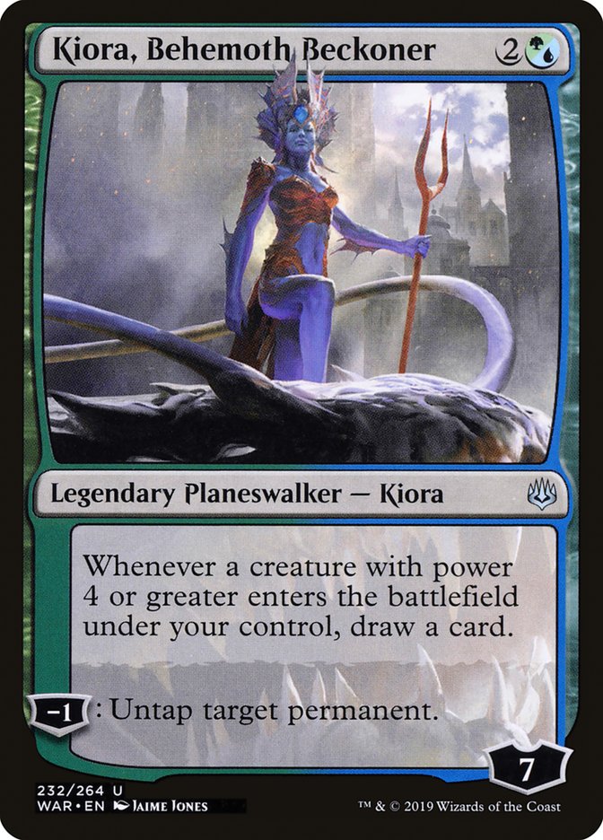 Kiora, Behemoth Beckoner 232 (War of the Spark)  | Good Games Adelaide SA