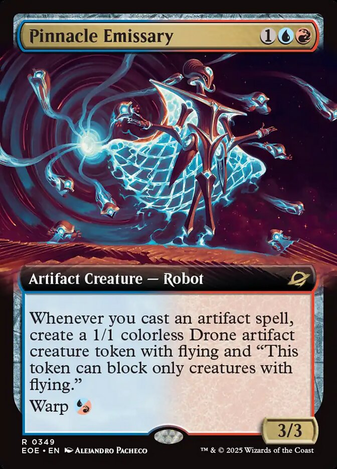 Pinnacle Emissary 349/276 (Edge of Eternities)  - Extended Art Foil | Good Games Adelaide SA
