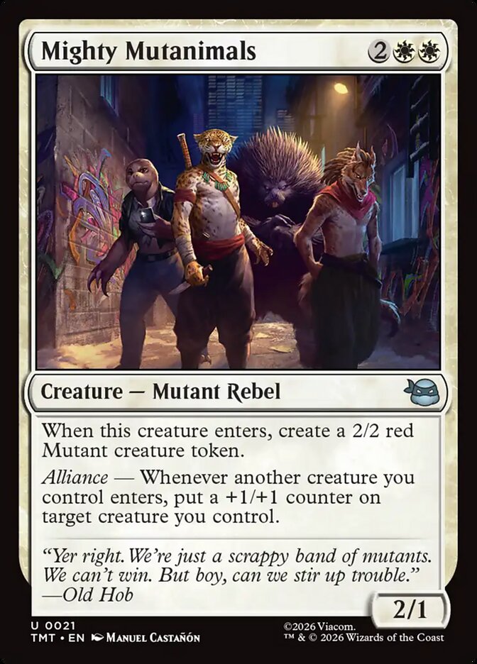 Mighty Mutanimals 21 (Teenage Mutant Ninja Turtles)  - Foil | Good Games Adelaide SA