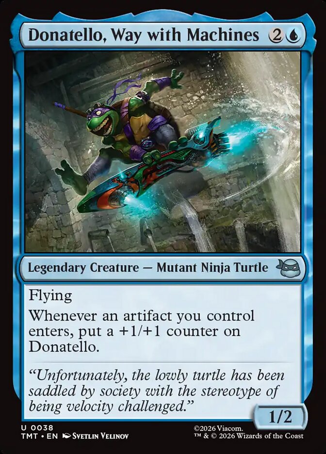 Donatello, Way with Machines 38 (Teenage Mutant Ninja Turtles)  - Foil | Good Games Adelaide SA