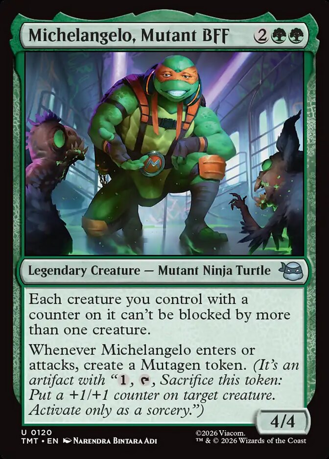 Michelangelo, Mutant BFF 120 (Teenage Mutant Ninja Turtles)  | Good Games Adelaide SA