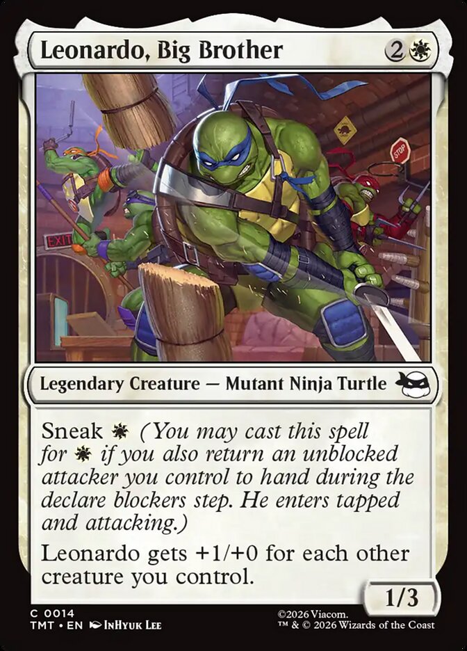 Leonardo, Big Brother 14 (Teenage Mutant Ninja Turtles)  - Foil | Good Games Adelaide SA