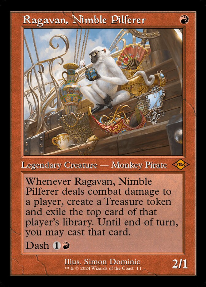 Ragavan, Nimble Pilferer 11 (Modern Horizons 2)  - Foil | Good Games Adelaide SA