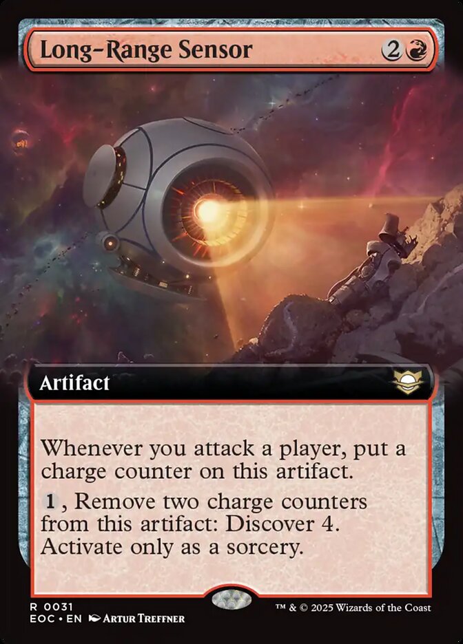Long-Range Sensor 31/24 (Commander: Edge of Eternities)  - Extended Art | Good Games Adelaide SA