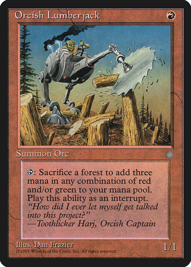Orcish Lumberjack  (Ice Age)  | Good Games Adelaide SA