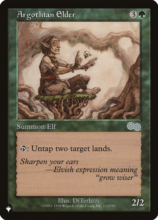 Argothian Elder 233/350 (The List Reprints)  | Good Games Adelaide SA