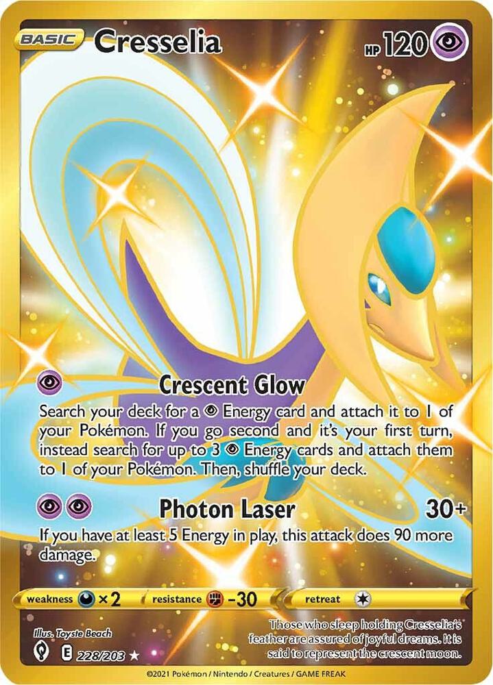 Cresselia Secret 228/203 (SWSH07: Evolving Skies)  - Holofoil | Good Games Adelaide SA