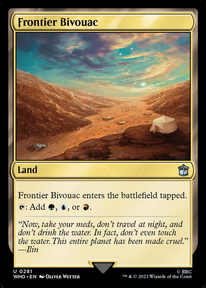 Frontier Bivouac 281 (Universes Beyond: Doctor Who)  - Foil | Good Games Adelaide SA