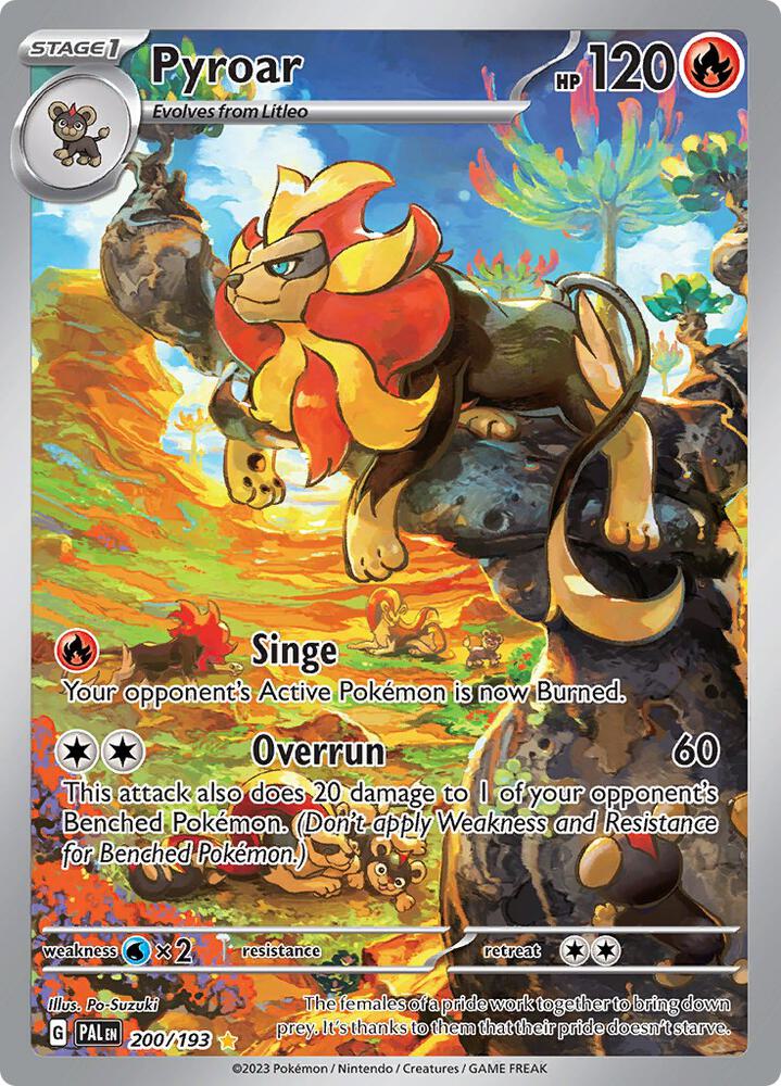 Pyroar 200/193 (SV02: Paldea Evolved)  - Holofoil | Good Games Adelaide SA