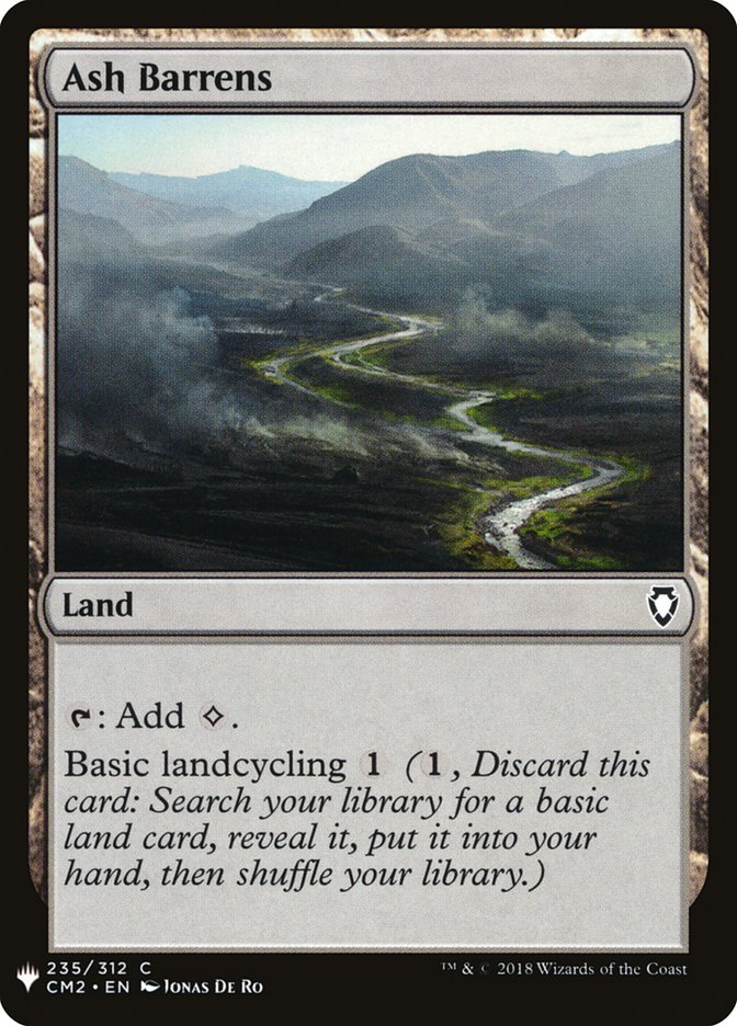Ash Barrens 235 (The List Reprints)  | Good Games Adelaide SA