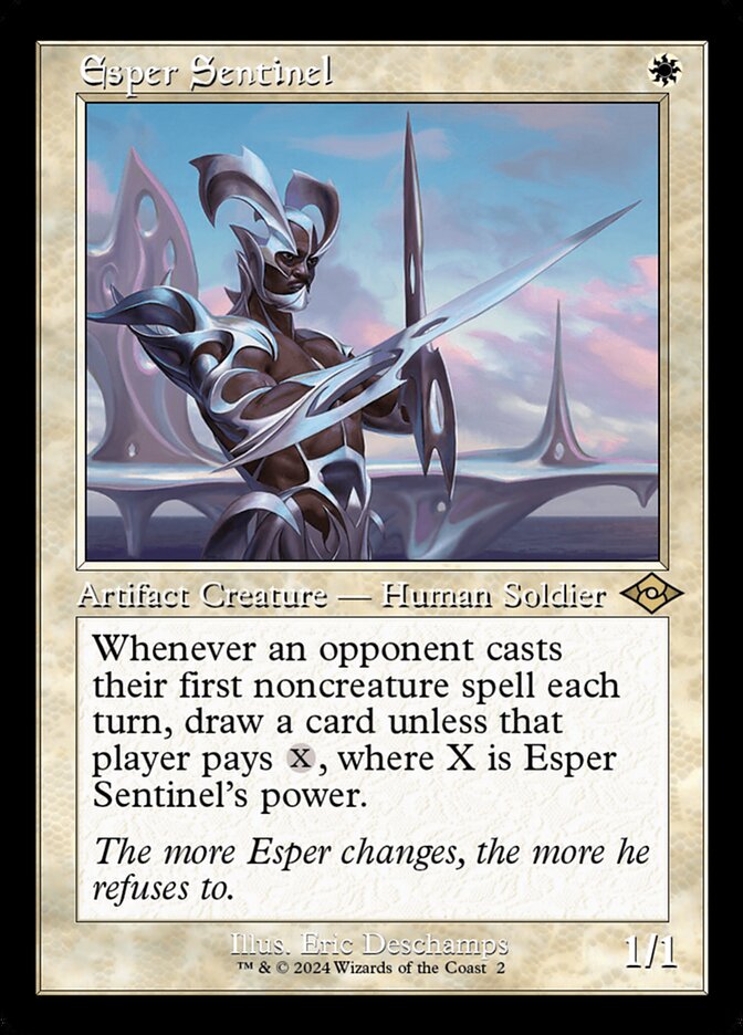Esper Sentinel Retro Frame 2 (Modern Horizons 2)  - Foil | Good Games Adelaide SA