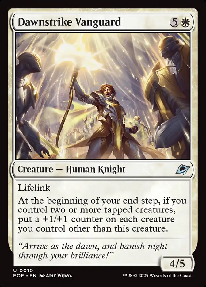 Dawnstrike Vanguard 10 (Edge of Eternities)  - Foil | Good Games Adelaide SA