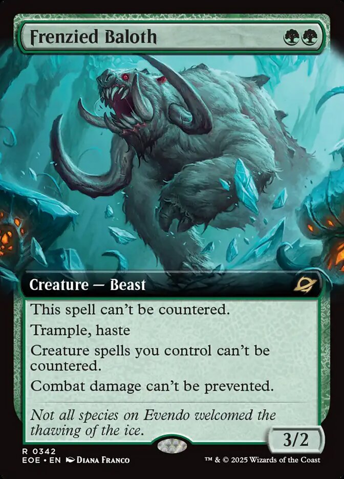 Frenzied Baloth 342 (Edge of Eternities)  - Foil | Good Games Adelaide SA