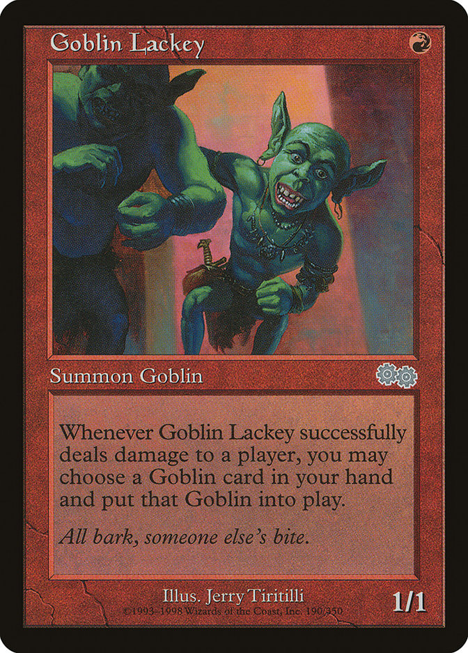 Goblin Lackey 190 (Urza's Saga)  | Good Games Adelaide SA