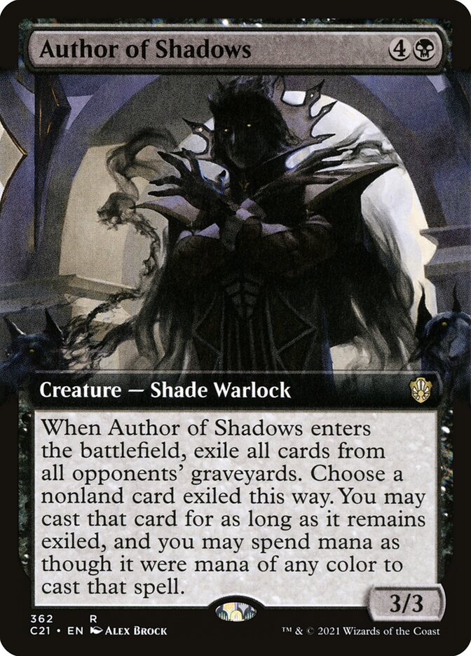 Author of Shadows 362 (Commander 2021)  | Good Games Adelaide SA