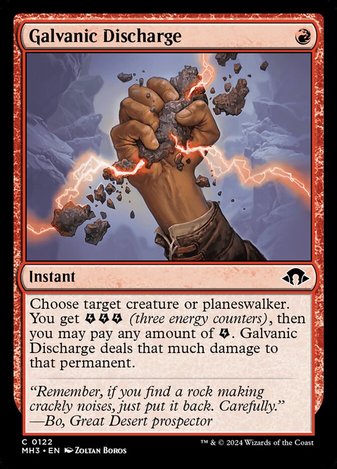 Galvanic Discharge 122 (Modern Horizons 3)  - Foil | Good Games Adelaide SA
