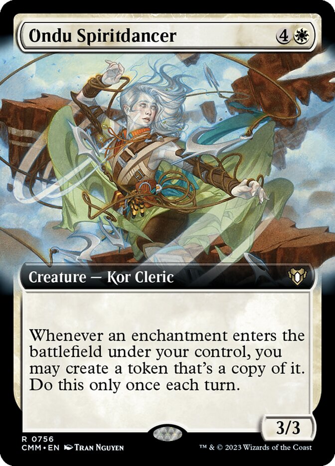 Ondu Spiritdancer 756 (Commander Masters)  - Extended Art Foil | Good Games Adelaide SA