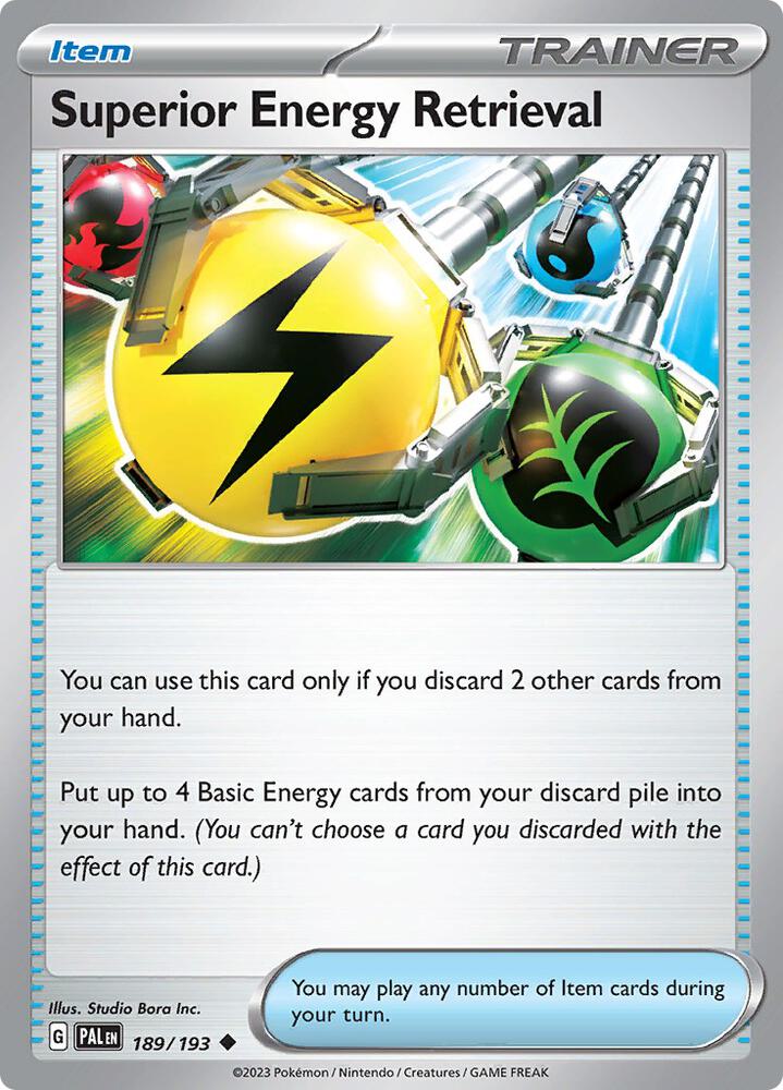 Superior Energy Retrieval 189/193 (SV02: Paldea Evolved)  | Good Games Adelaide SA