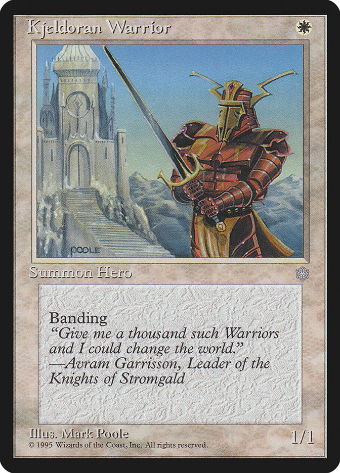 Kjeldoran Warrior  (Ice Age)  | Good Games Adelaide SA