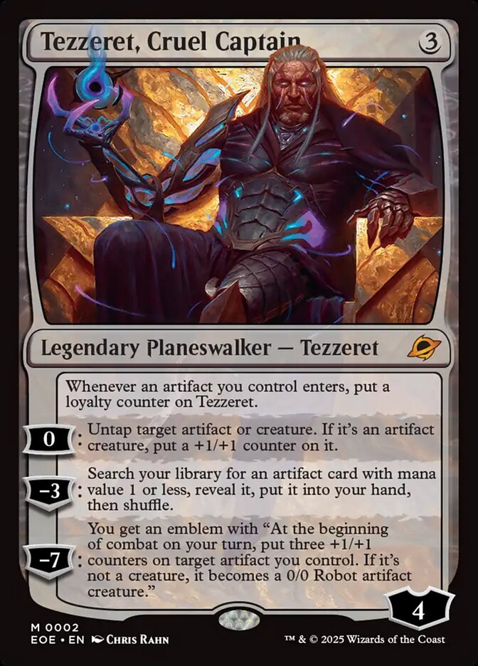 Tezzeret, Cruel Captain 2 (Edge of Eternities)  - Foil | Good Games Adelaide SA