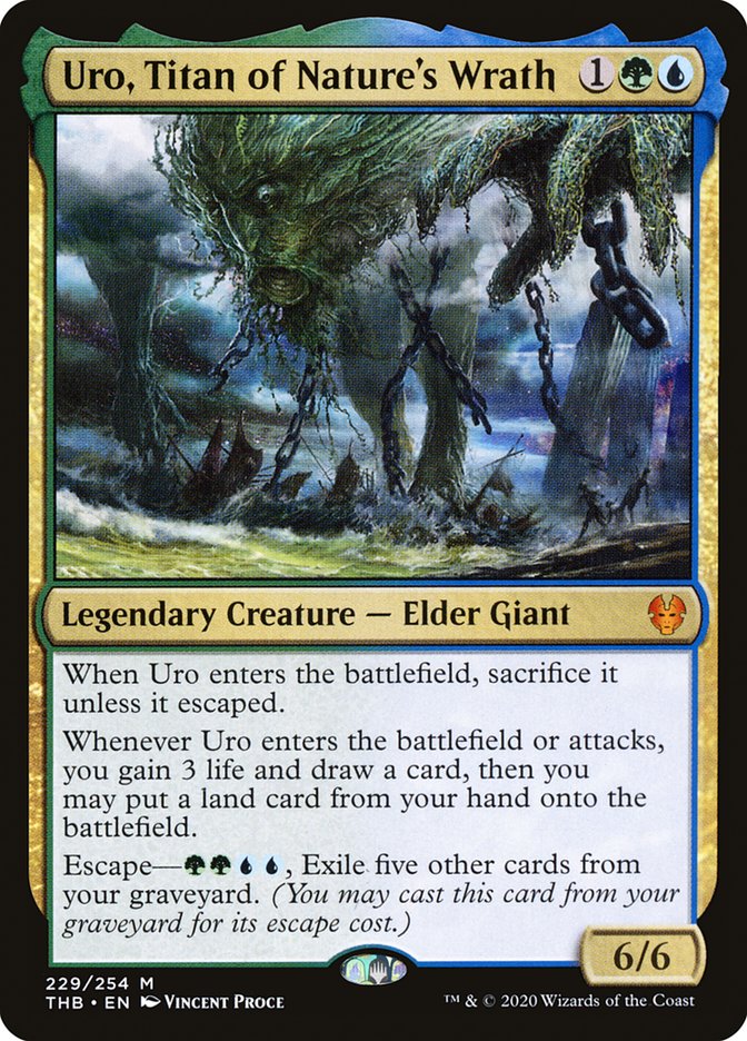Uro, Titan of Nature's Wrath 229 (Theros Beyond Death)  - Foil | Good Games Adelaide SA