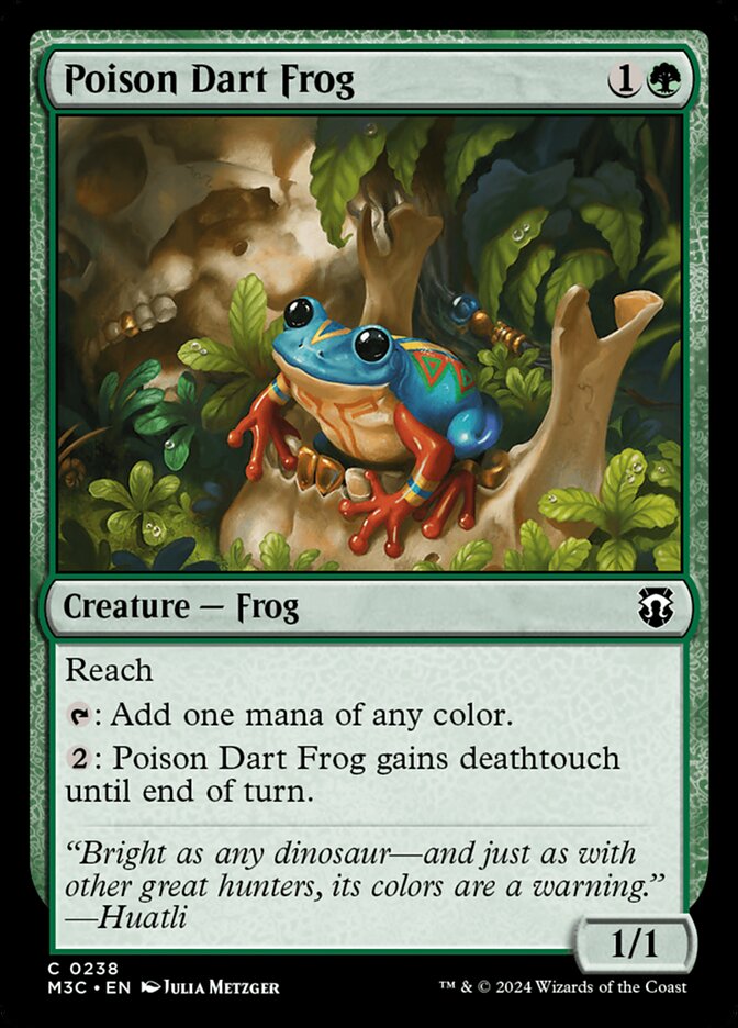 Poison Dart Frog 238 (Commander: Modern Horizons 3)  | Good Games Adelaide SA