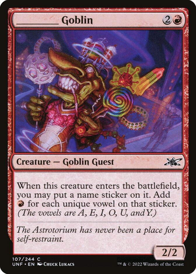 _____ Goblin 107 (Unfinity)  | Good Games Adelaide SA