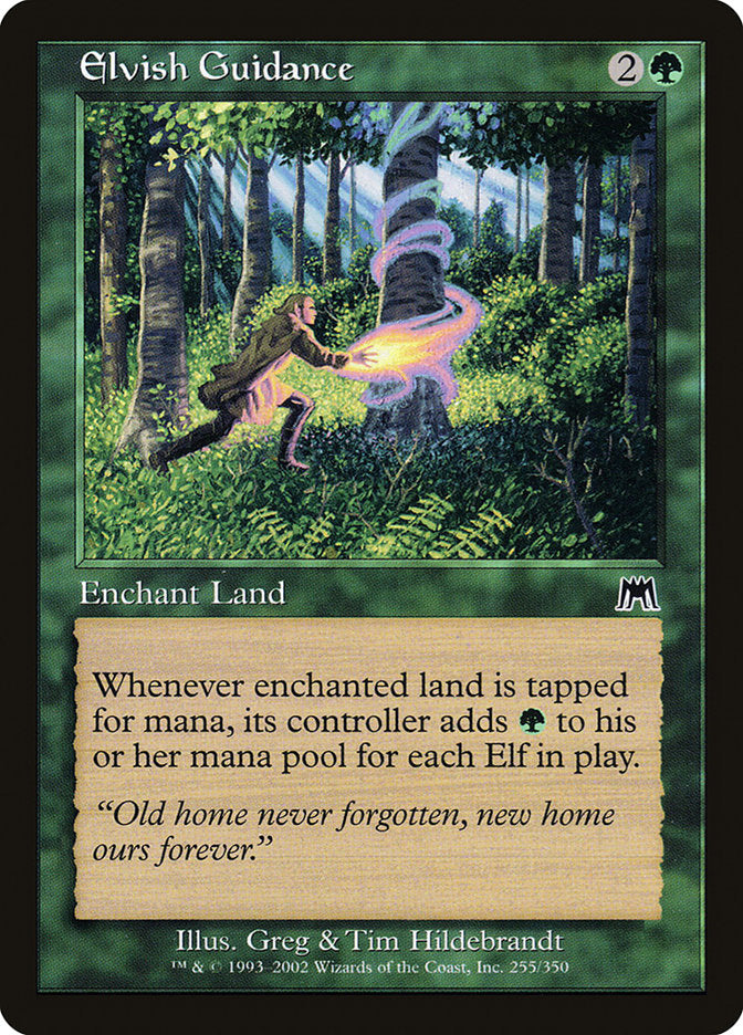 Elvish Guidance 255 (Onslaught)  - Foil | Good Games Adelaide SA