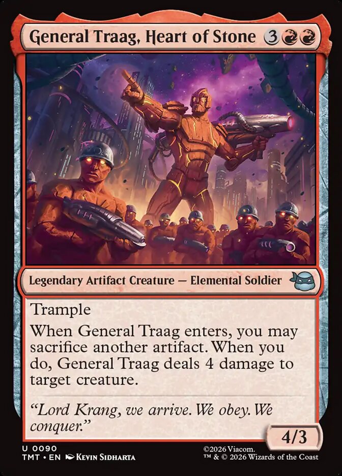 General Traag, Heart of Stone 90 (Teenage Mutant Ninja Turtles)  | Good Games Adelaide SA