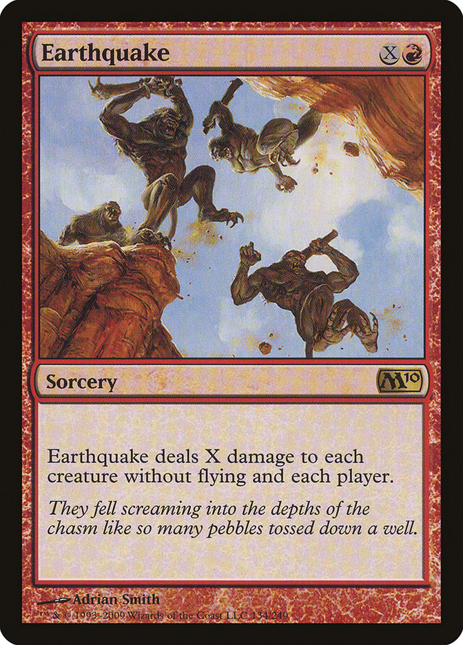 Earthquake 134/249 (Magic 2010 (M10))  | Good Games Adelaide SA