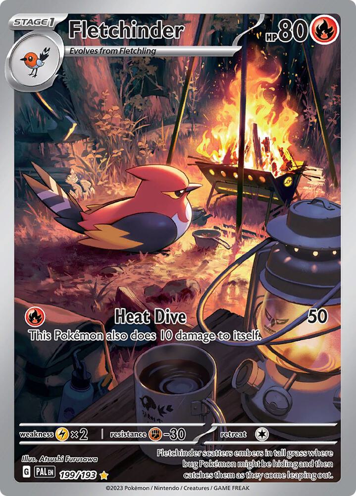 Fletchinder 199/193 (SV02: Paldea Evolved)  - Holofoil | Good Games Adelaide SA