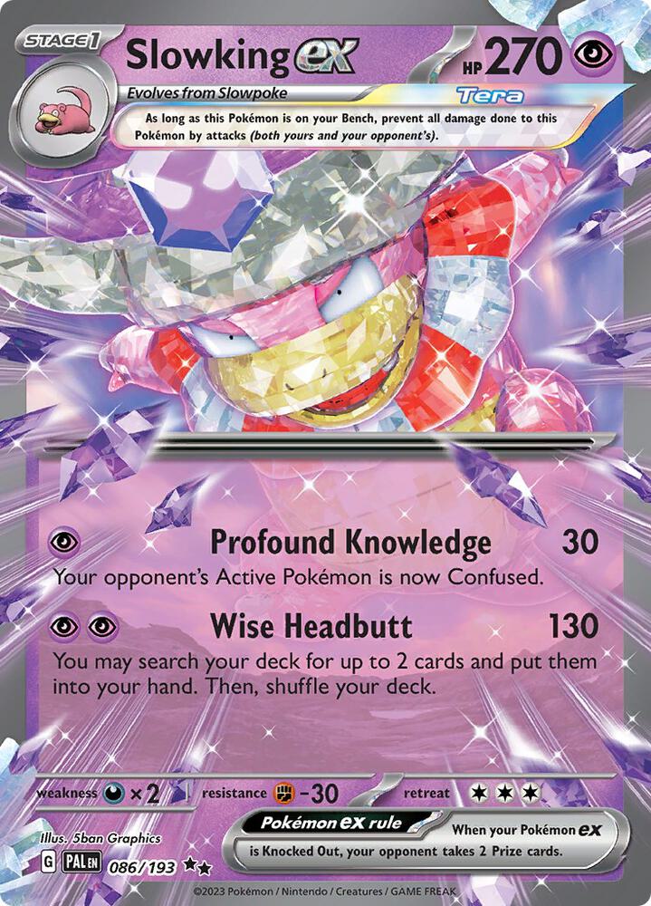 Slowking ex 086/193 (SV02: Paldea Evolved)  - Holofoil | Good Games Adelaide SA
