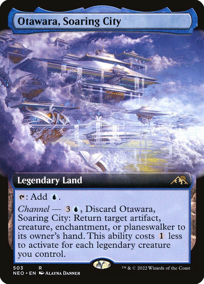 Otawara, Soaring City 503 (Kamigawa: Neon Dynasty)  - Extended Art Foil | Good Games Adelaide SA