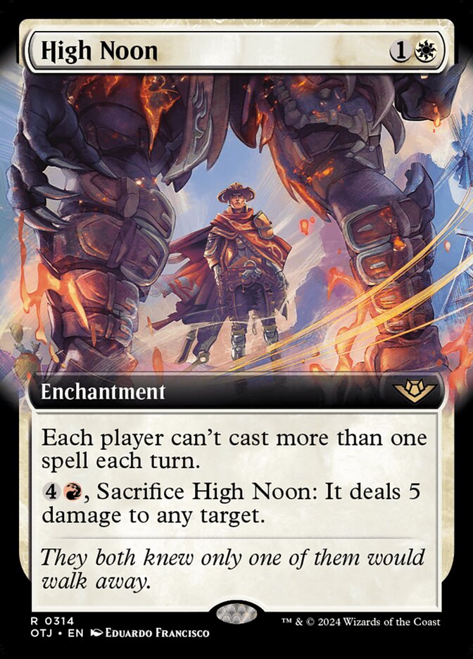 High Noon 314/286 (Outlaws of Thunder Junction)  - Extended Art | Good Games Adelaide SA