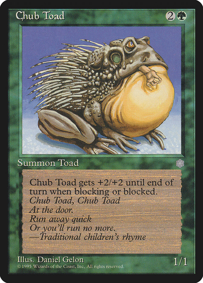 Chub Toad  (Ice Age)  | Good Games Adelaide SA