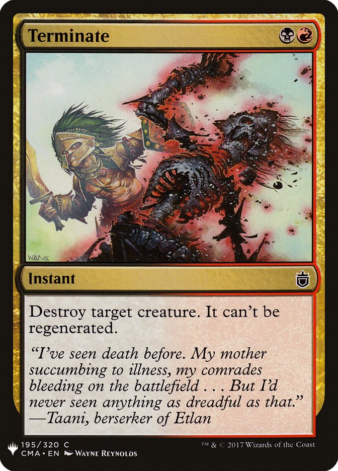 Terminate 195 (The List Reprints)  | Good Games Adelaide SA