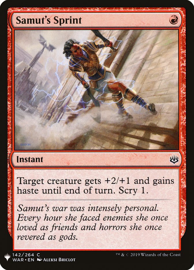 Samut's Sprint 142 (The List Reprints)  | Good Games Adelaide SA