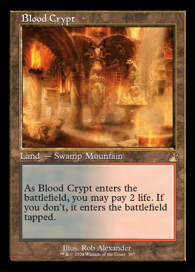 Blood Crypt 397 (Ravnica Remastered)  - Foil | Good Games Adelaide SA