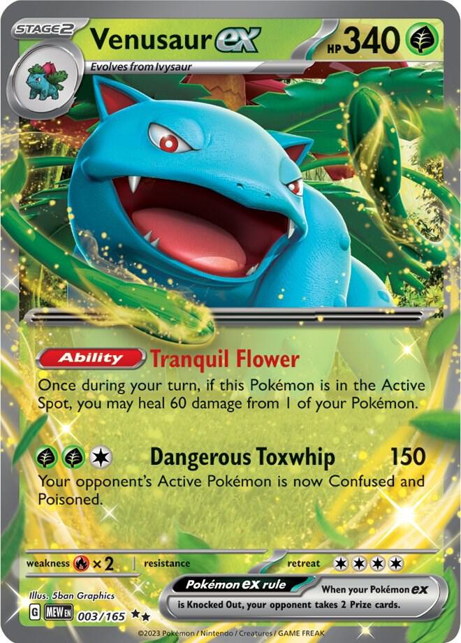 Venusaur ex 003/165 (SV: Scarlet & Violet 151)  - Holofoil | Good Games Adelaide SA