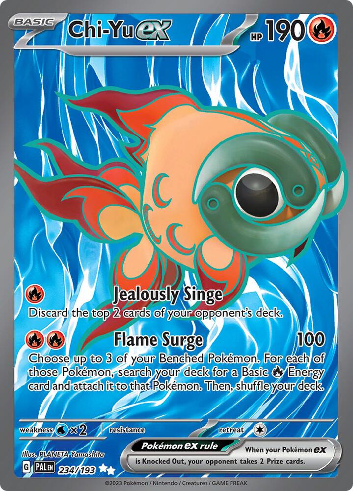 Chi-Yu ex 234/193 (SV02: Paldea Evolved)  - Holofoil | Good Games Adelaide SA