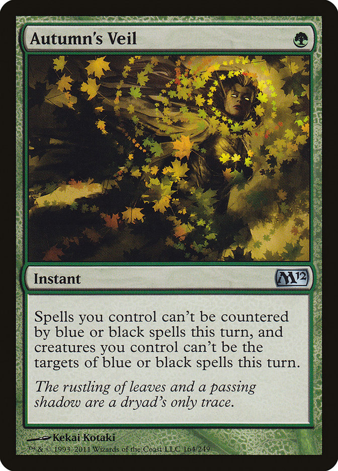 Autumn's Veil 164 (Magic 2012 (M12))  - Foil | Good Games Adelaide SA