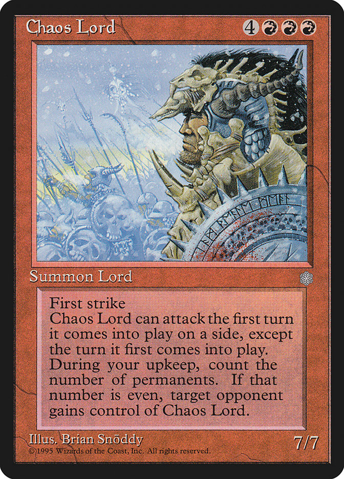 Chaos Lord  (Ice Age)  | Good Games Adelaide SA