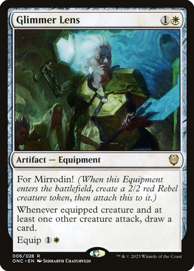 Glimmer Lens 6 (Commander: Phyrexia: All Will Be One)  | Good Games Adelaide SA