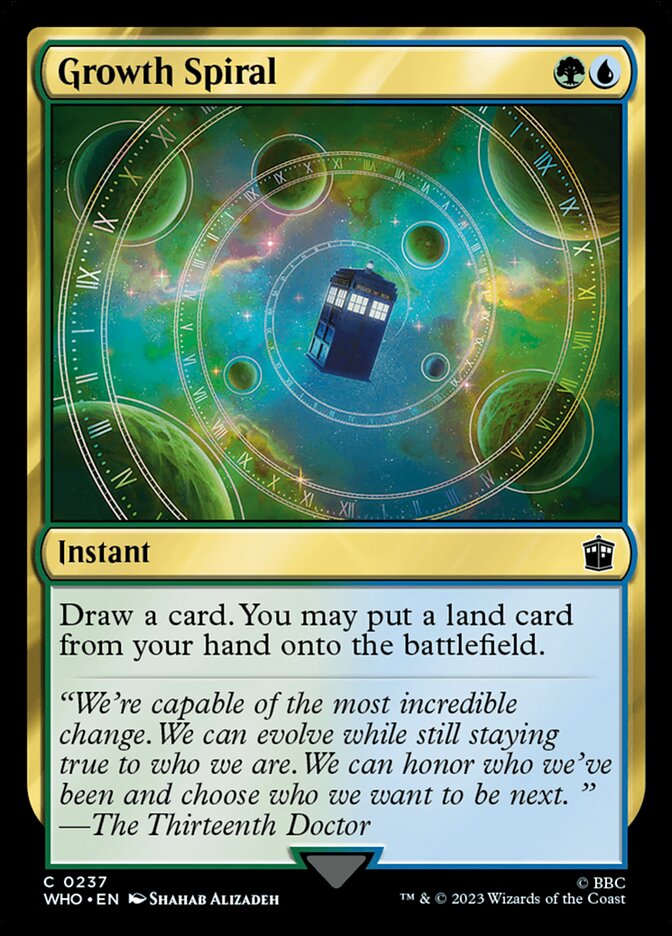 Growth Spiral 237 (Universes Beyond: Doctor Who)  - Foil | Good Games Adelaide SA