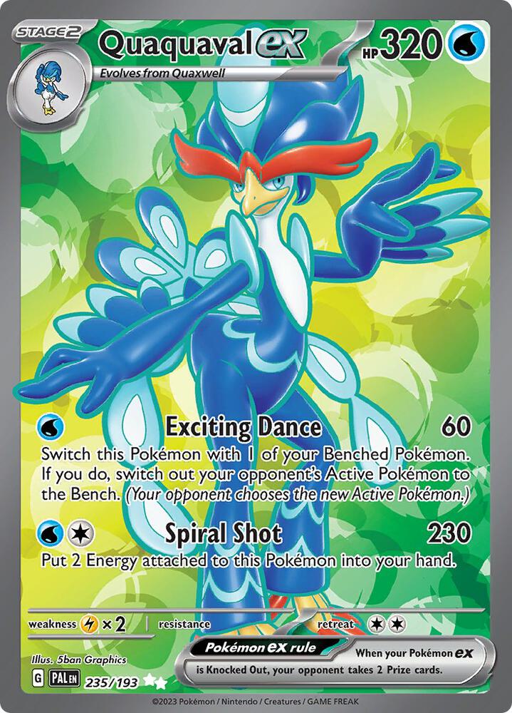Quaquaval ex 235/193 (SV02: Paldea Evolved)  - Holofoil | Good Games Adelaide SA