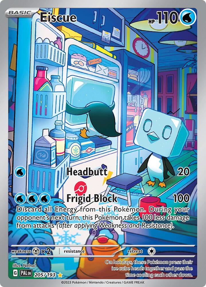 Eiscue 205/193 (SV02: Paldea Evolved)  - Holofoil | Good Games Adelaide SA