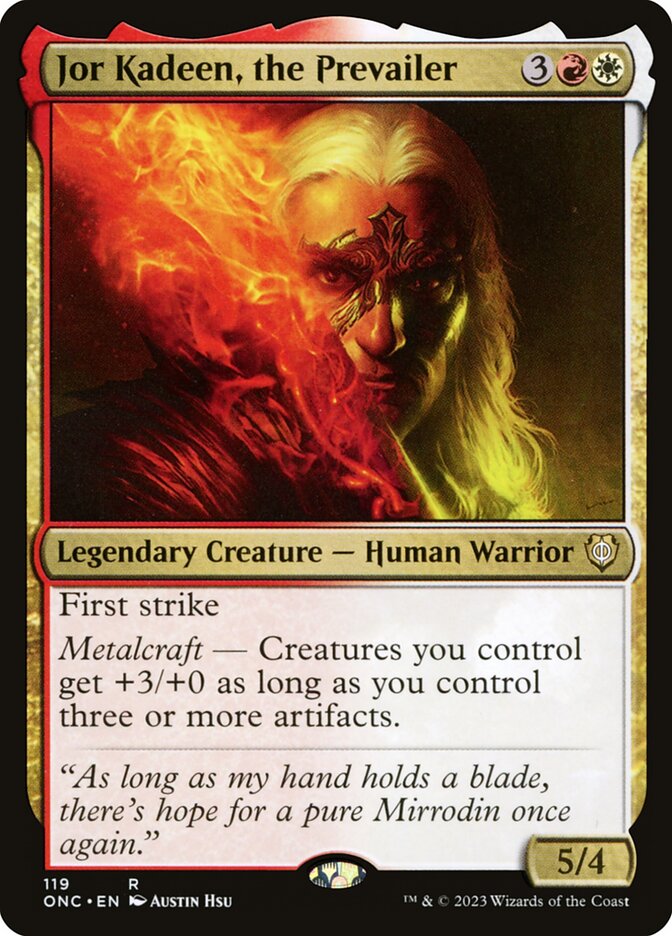 Jor Kadeen, the Prevailer 119 (Commander: Phyrexia: All Will Be One)  | Good Games Adelaide SA