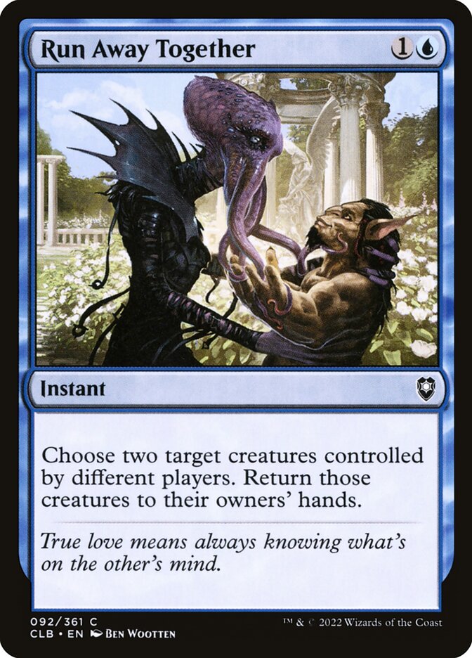 Run Away Together 92 (Commander Legends: Battle for Baldur's Gate)  - Foil | Good Games Adelaide SA